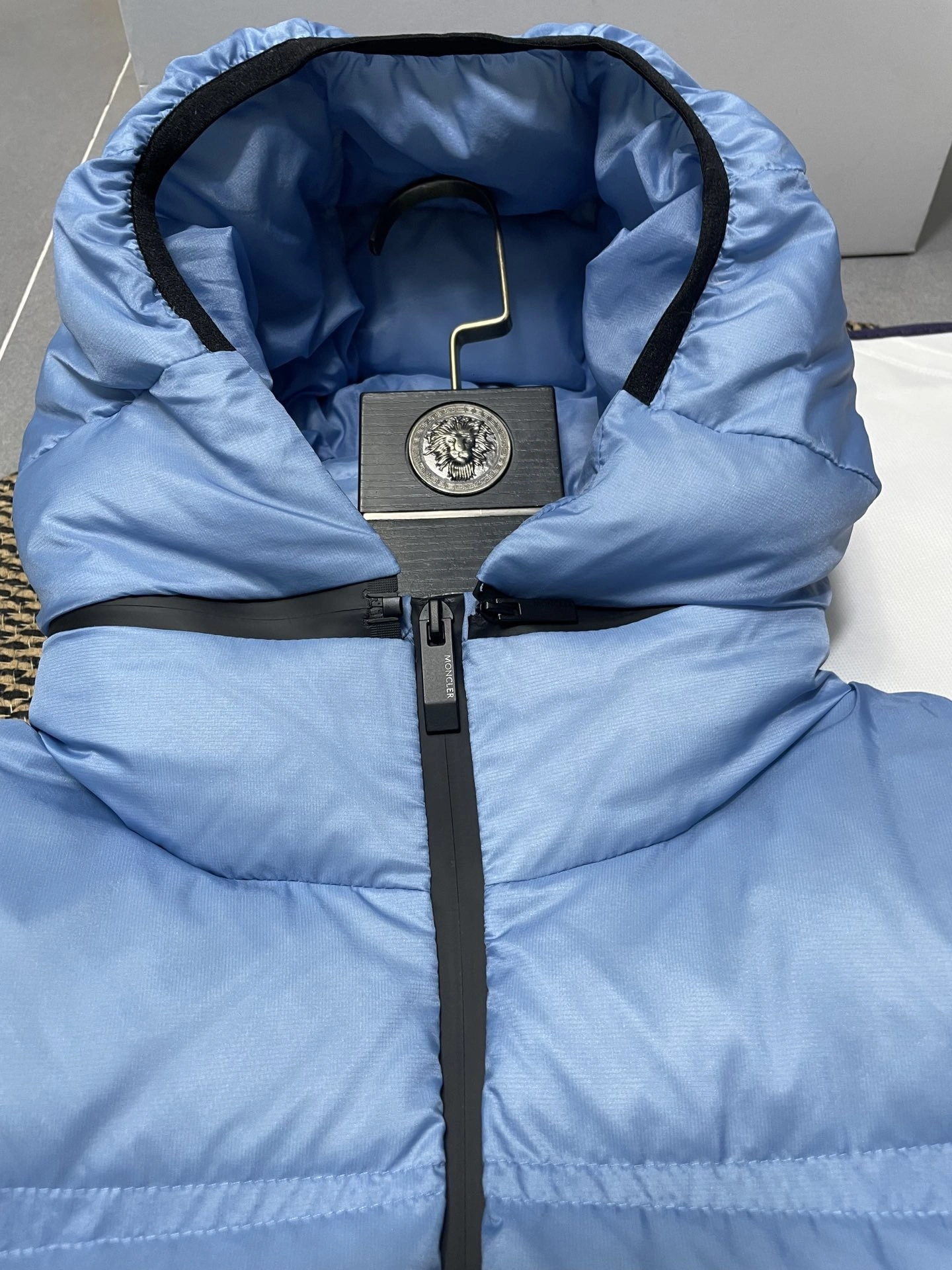 wg.luxury- 7o9385r Down jacket white goose down 2colour item:E-F443J0729-2H